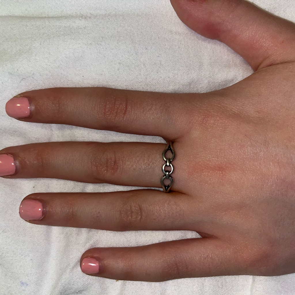 2 Silver Rings - Stackable